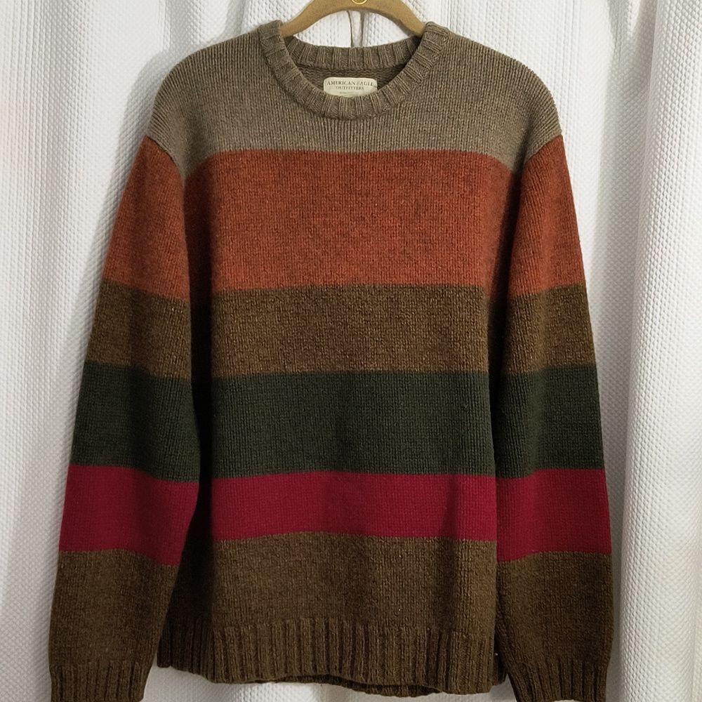 American Eagle Lambswool Pullover Sweater Men's - image 1